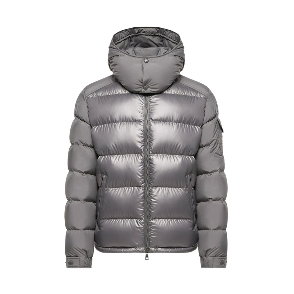 Moncler Coats - Male - Winter Jackets - Gray - M - Jackets