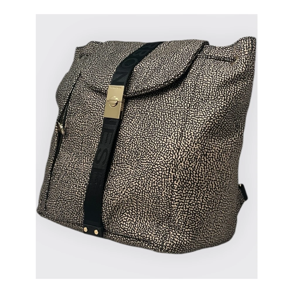 Borbonese Stijlvolle Middelgrote Rugzak Multicolor Dames