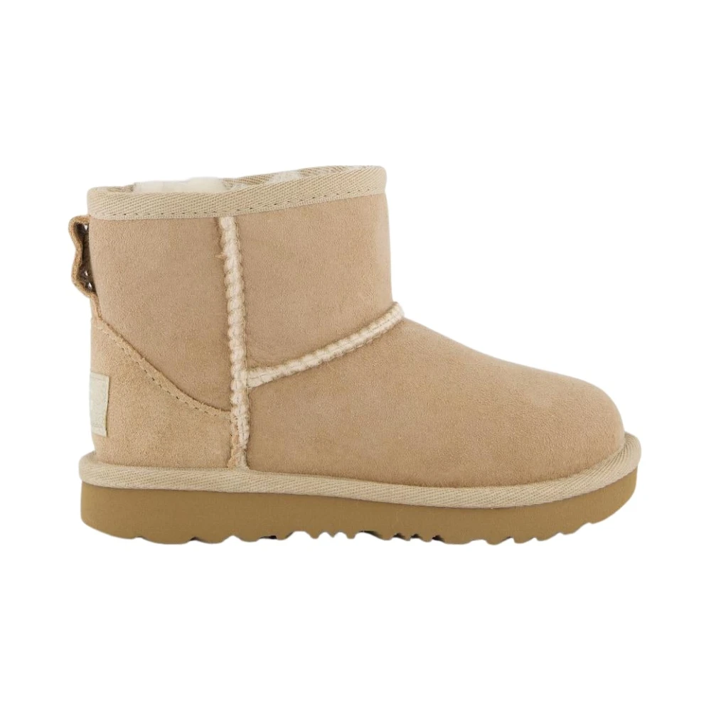 UGG Klassisk Mini Kastanje Barnstövlar Beige, Unisex