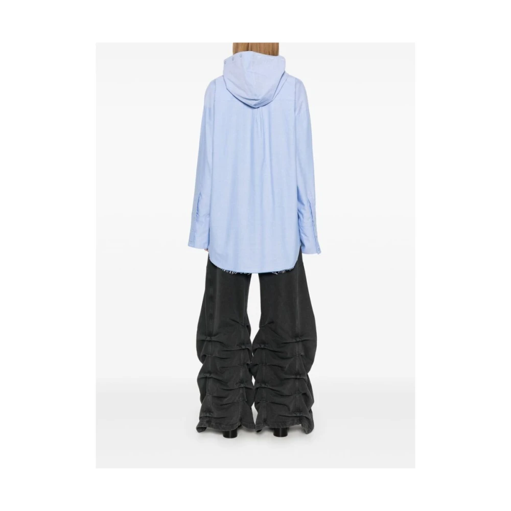 Avavav Blauw Katoenen Hoodie Shirt Blue Dames