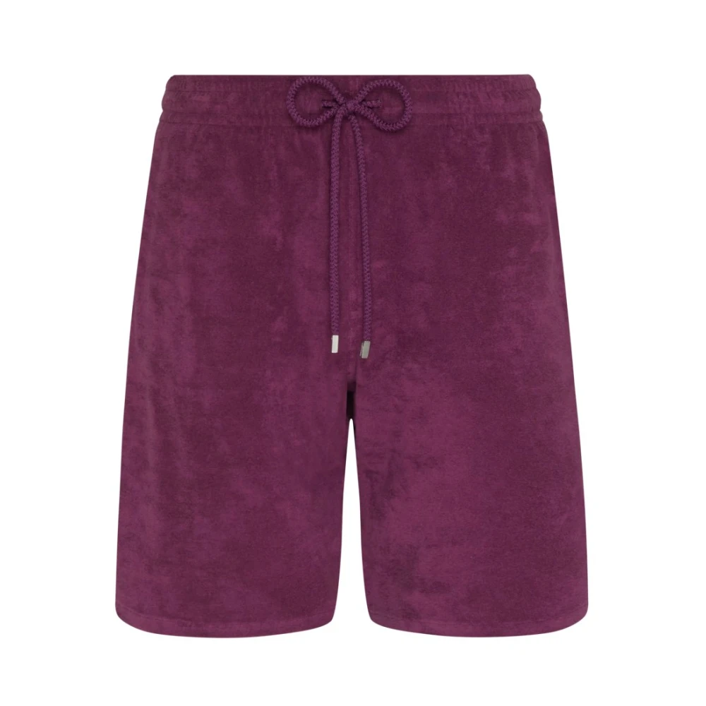 Vilebrequin Uomo Viola - Terry Bermuda Shorts Solid - Shorts - L