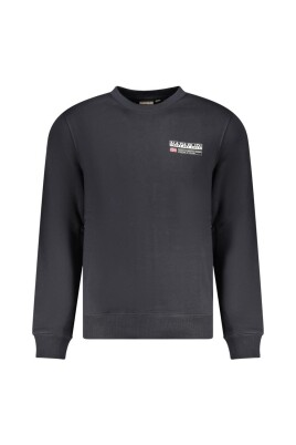 sweatshirt-col-rond-noir-avec-imprime-unique