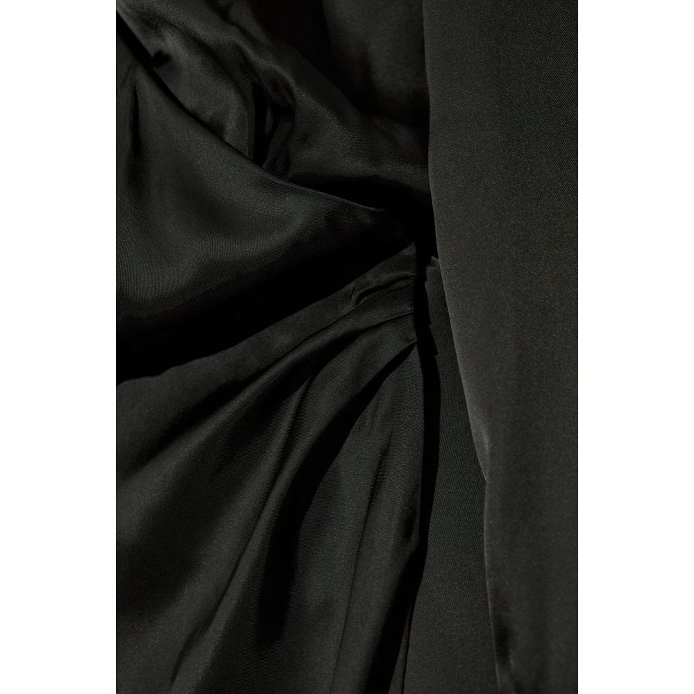 The Attico Jurk met kraag Black Dames