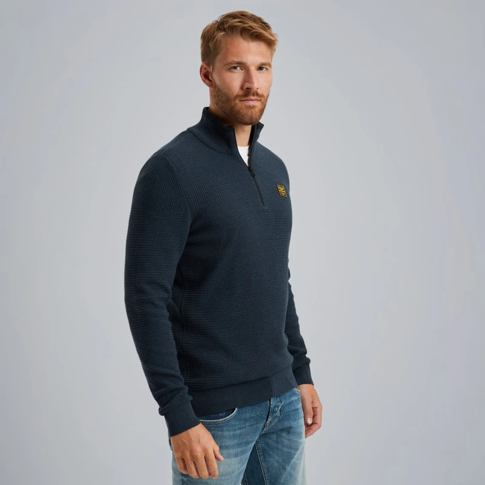 PME Legend Stijlvolle Pull voor Mannen Blue Heren