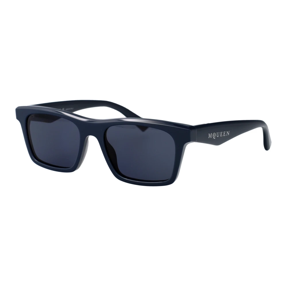 Alexander Mcqueen Men's Blue Sunglasses, 53 Mm, Stylish Sunglasses Am0472s