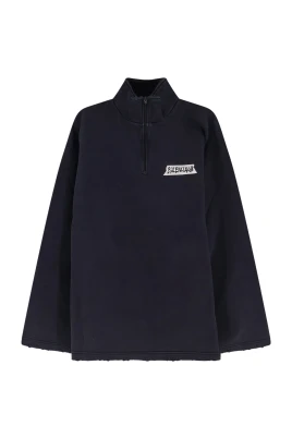 Half-zip High Neck Sweater