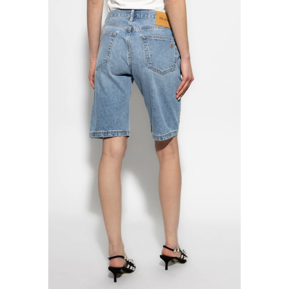 The Attico Denim shorts Blue Dames