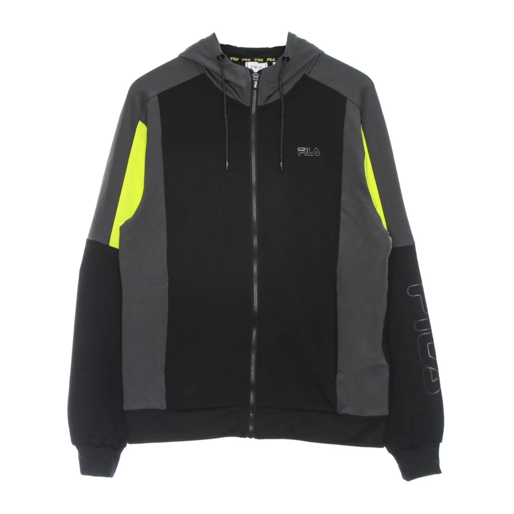 Fila Capuchonjas Zwart Lente Stijl Black Heren