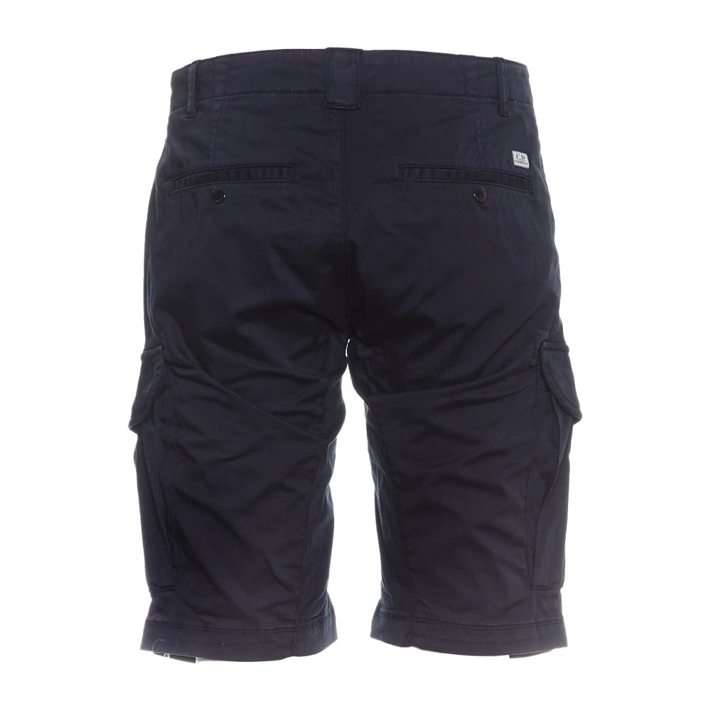 C.P. Company Blauwe Total Eclipse Shorts Ss24 Blue Heren