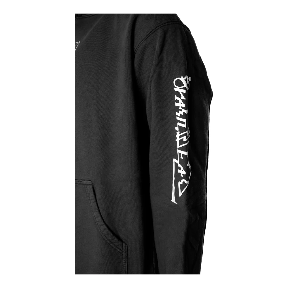 Brain Dead Hoodie met Print Black Heren