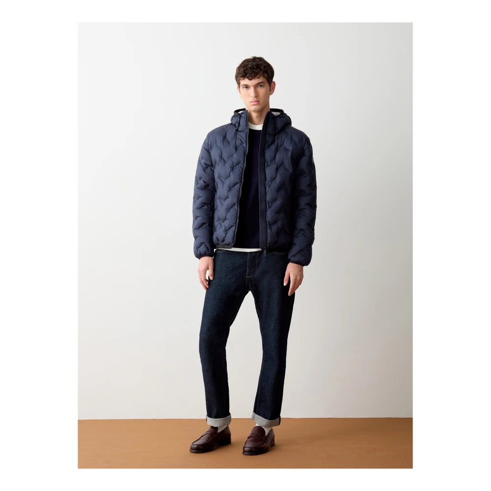 Colmar Blauwe Winterjas met Ritssluiting Blue Heren