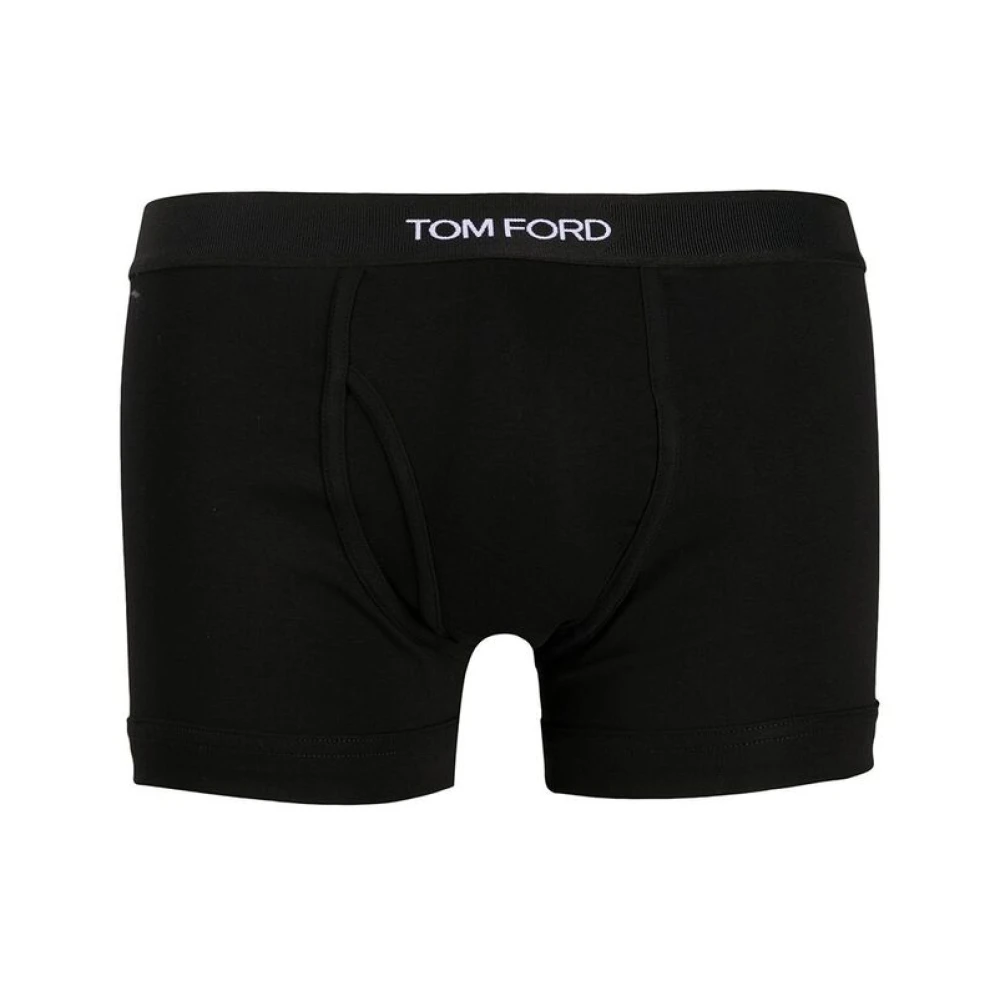 Tom Ford Boxershorts met Logo Tailleband Black Heren