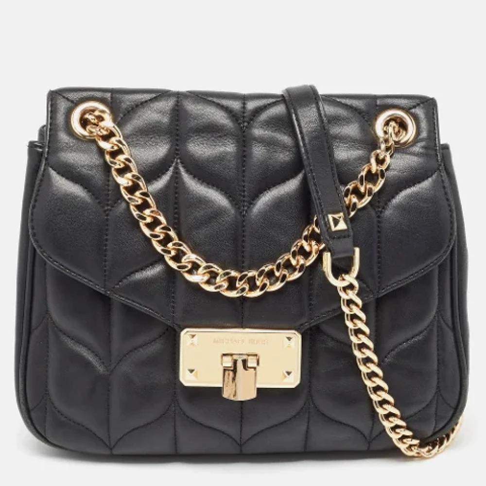 Michael Kors Pre-owned Leather shoulder-bags Black Dames
