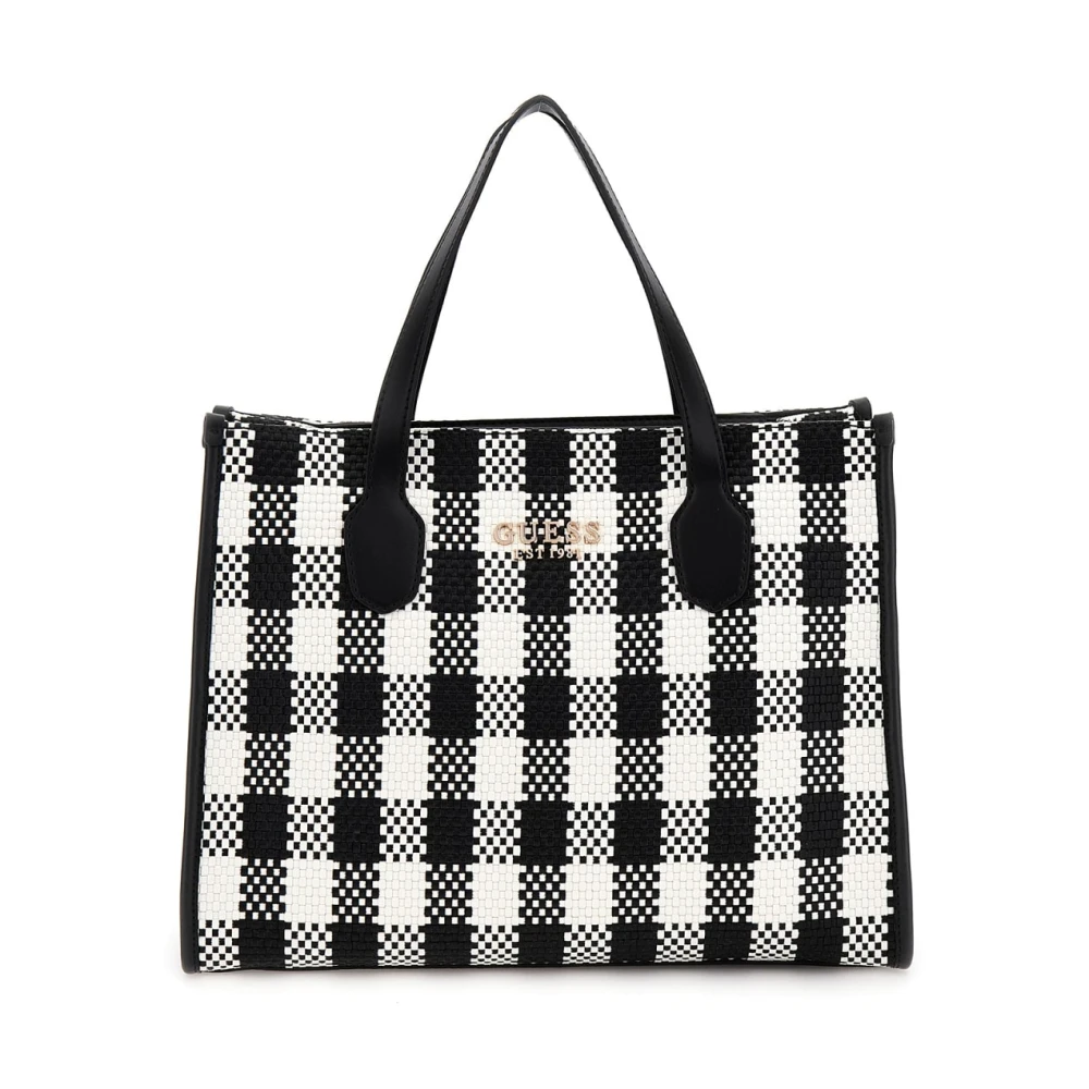 Guess Zwart Multi Triple Compartiment Schoudertas Black Dames