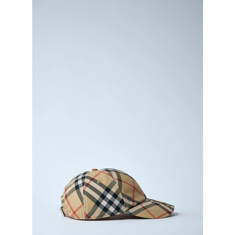 Burberry Check Baseballpet Beige Heren