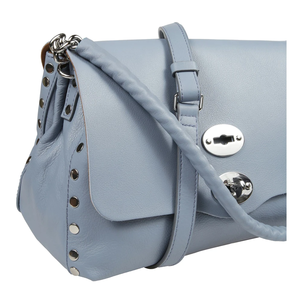 Zanellato Stijlvolle Mix Patella Tas Blue Dames