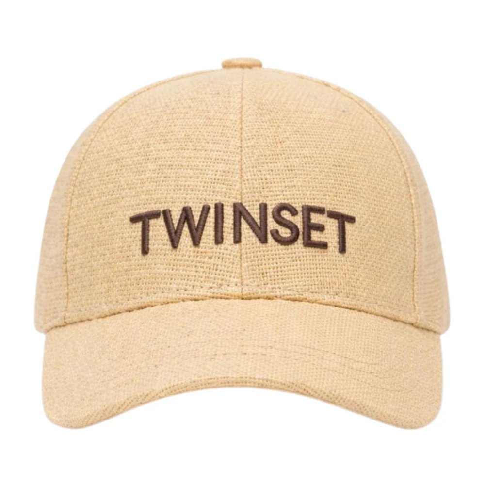 Twinset Vrouw Beige Accessoires Dames, One Size, Caps