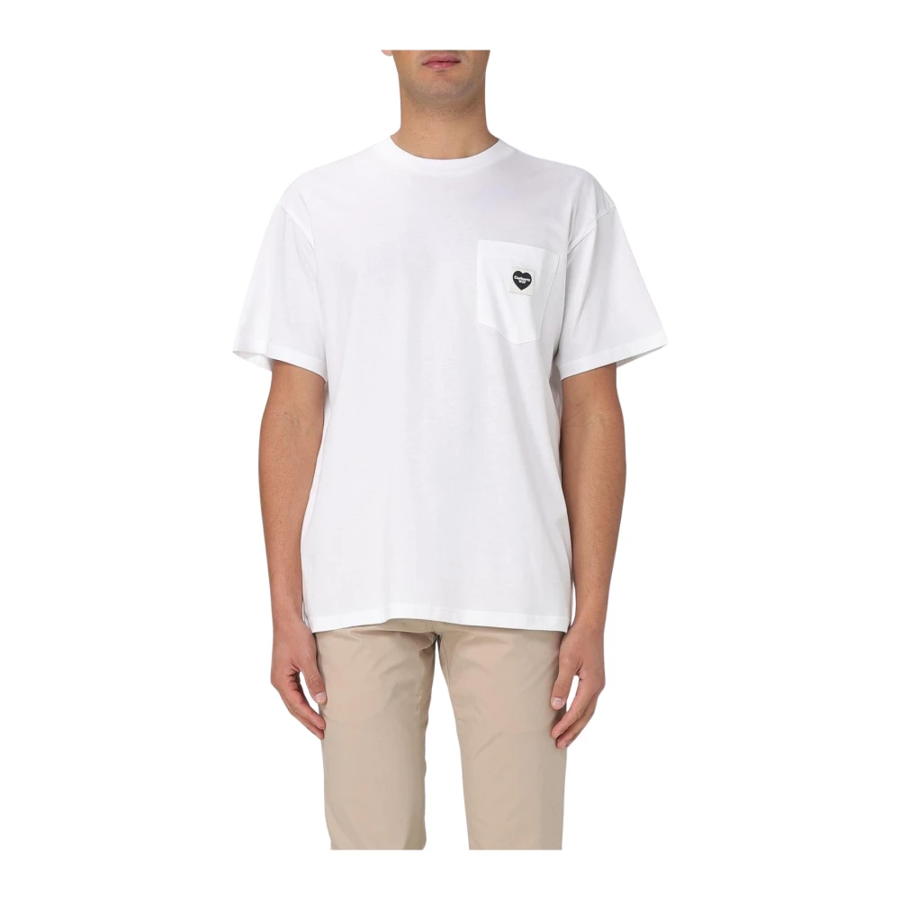 Carhartt Wip Men's White T-Shirts, Xs, Pocket Tee Tshirt