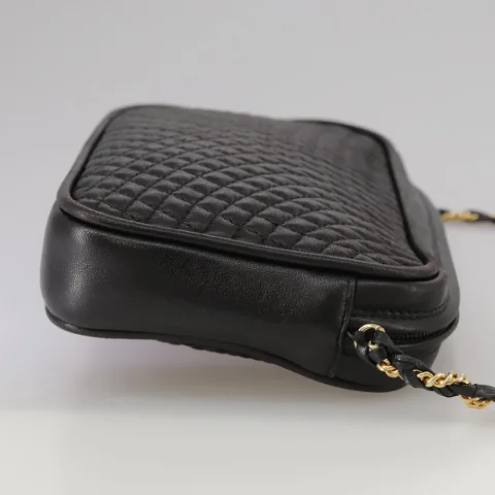 Bally Pre-owned Leather shoulder-bags Black Dames