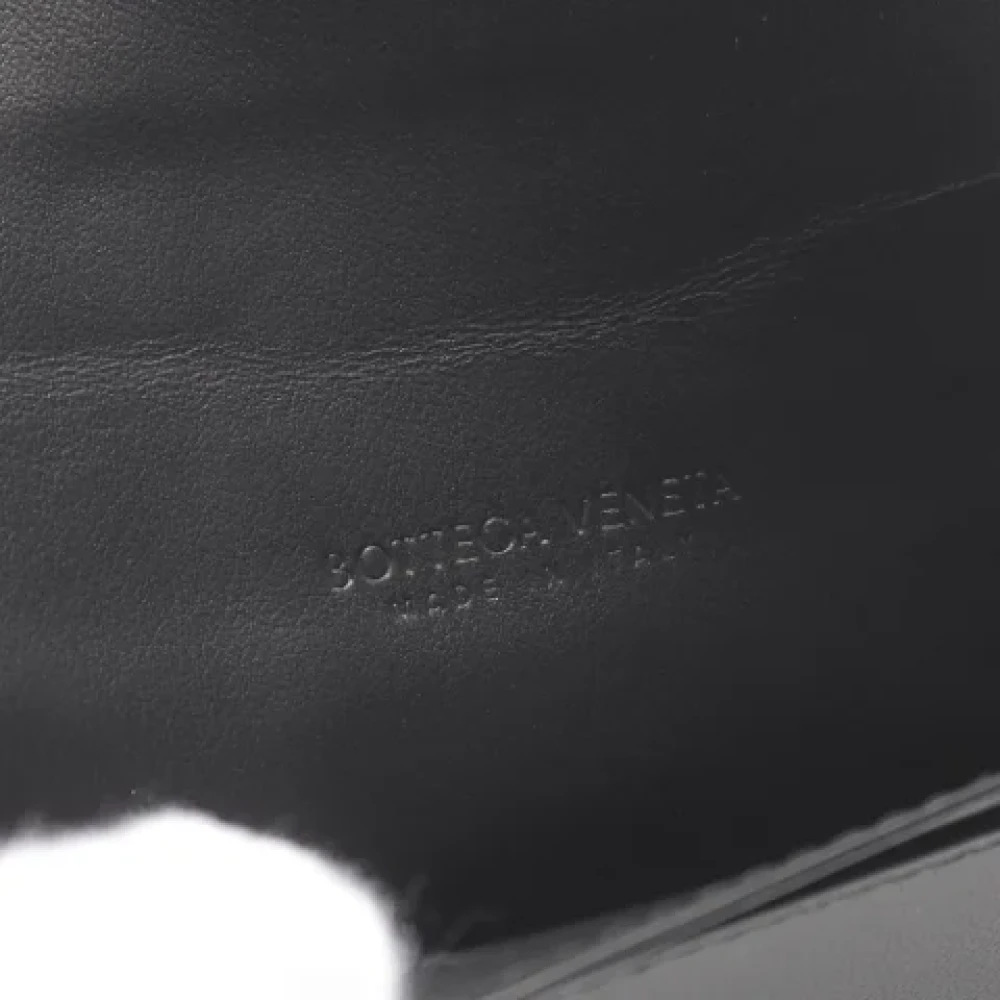 Bottega Veneta Vintage Pre-owned Leather wallets Black Dames