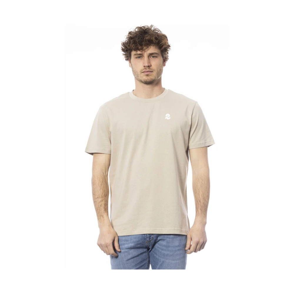 Invicta , T-Shirts, Male, Beige, L, Short Sleeve T-Shirt