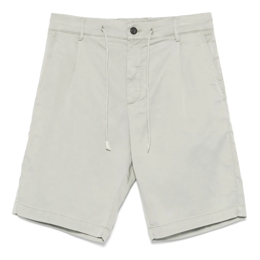 Eleventy Lyocell Katoenen Shorts met Zakken Gemaakt in Italië Green Heren