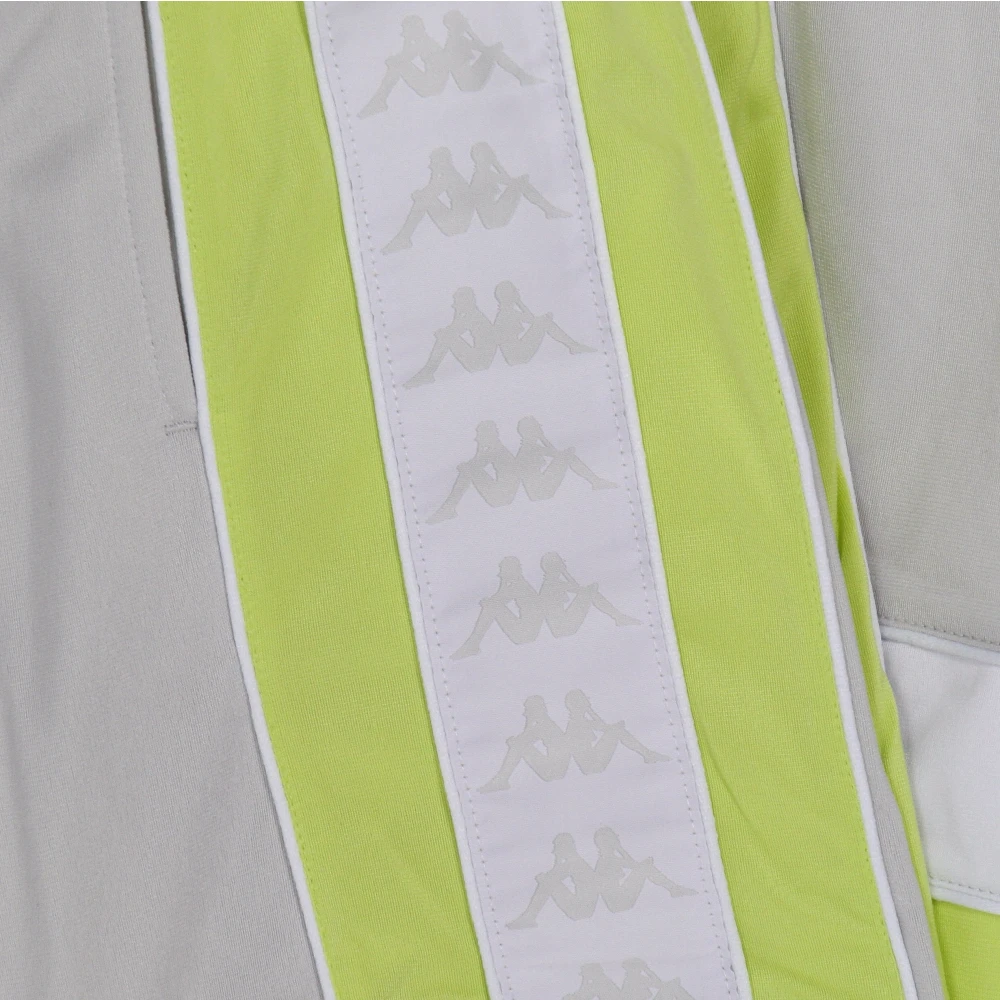 Kappa Slim Heren Trainingsbroek Grijs Lt groen Gray Heren