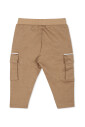 beige-casual-broek-met-gestreept-detail