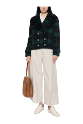 Cropped Wool Coat