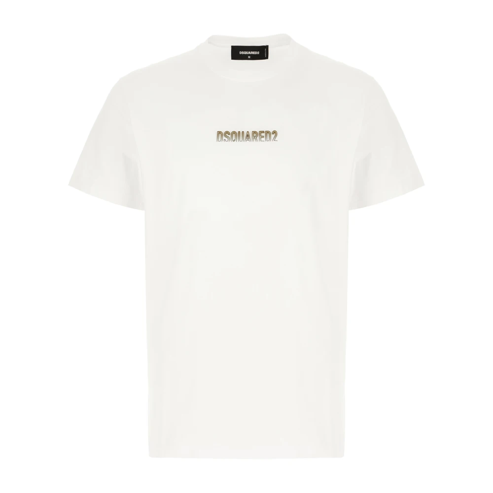 Dsquared2 Casual Katoenen T-Shirt voor Mannen White Heren