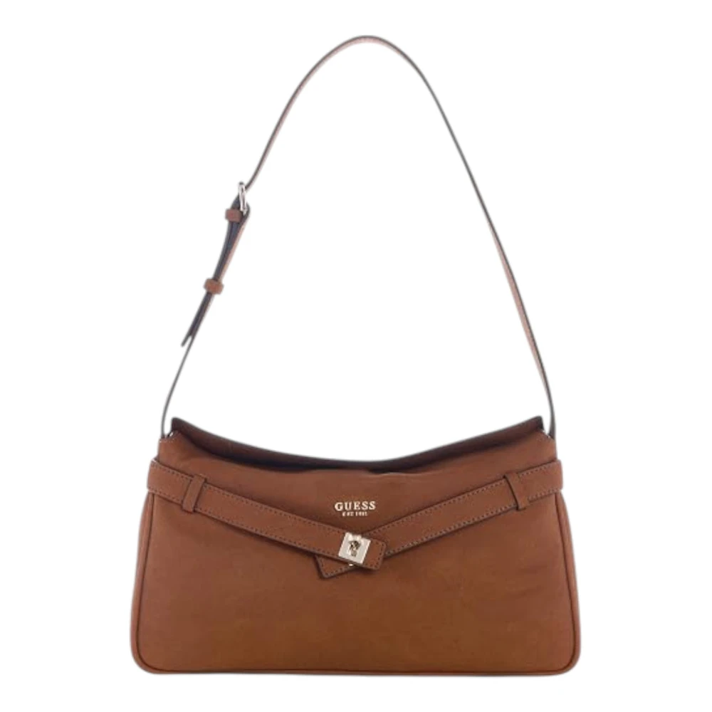 Guess , Shoulder Bags, Female, Brown, One Size, Coleen Logo Small Sa - Image 3