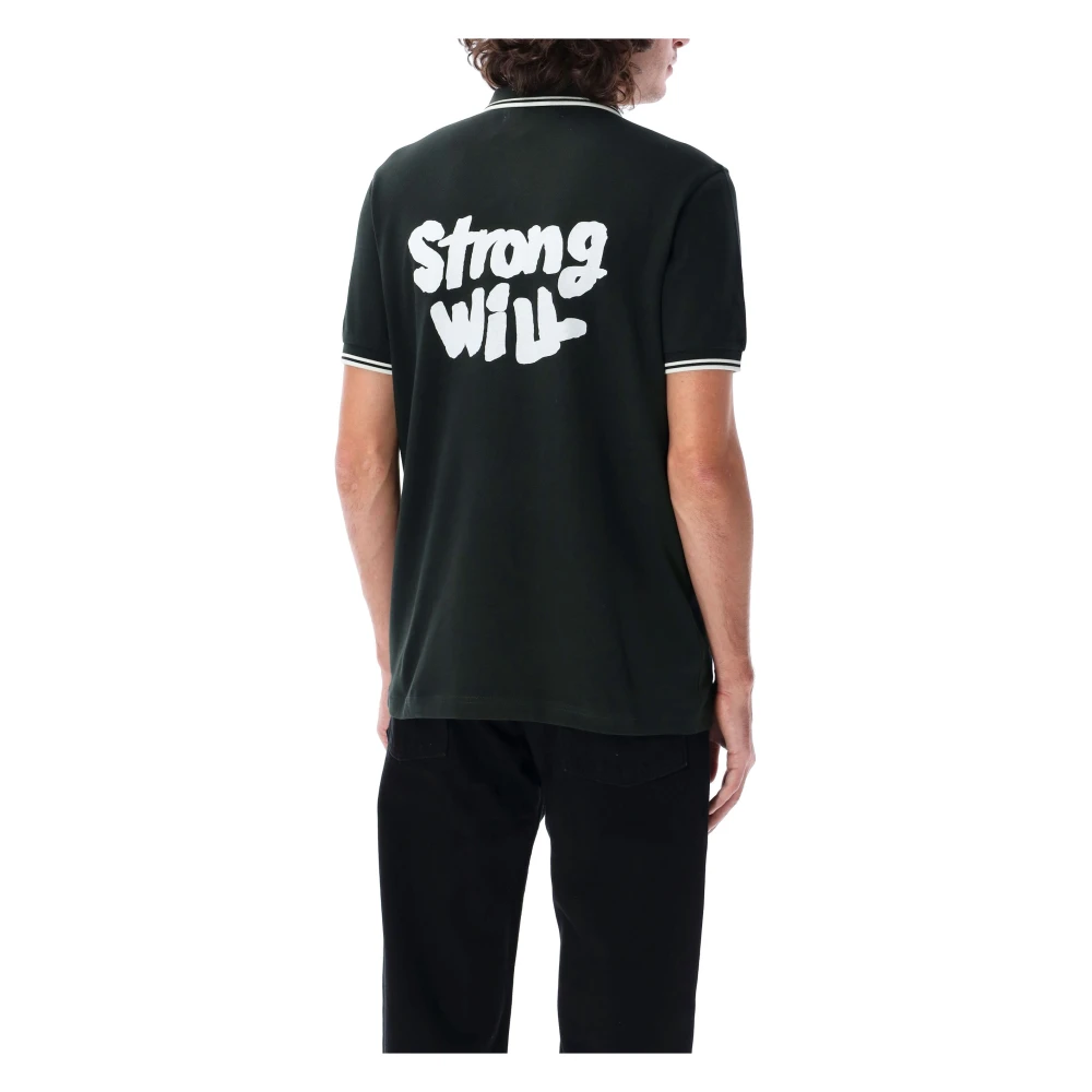 Comme des Garçons Groene Polo Shirt Strong Will Green Heren