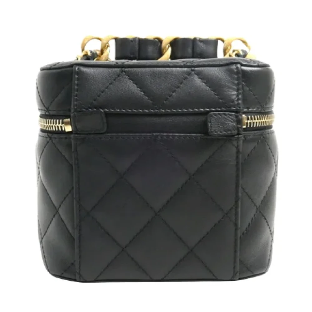 Chanel Vintage Pre-owned Leather chanel-bags Black Dames