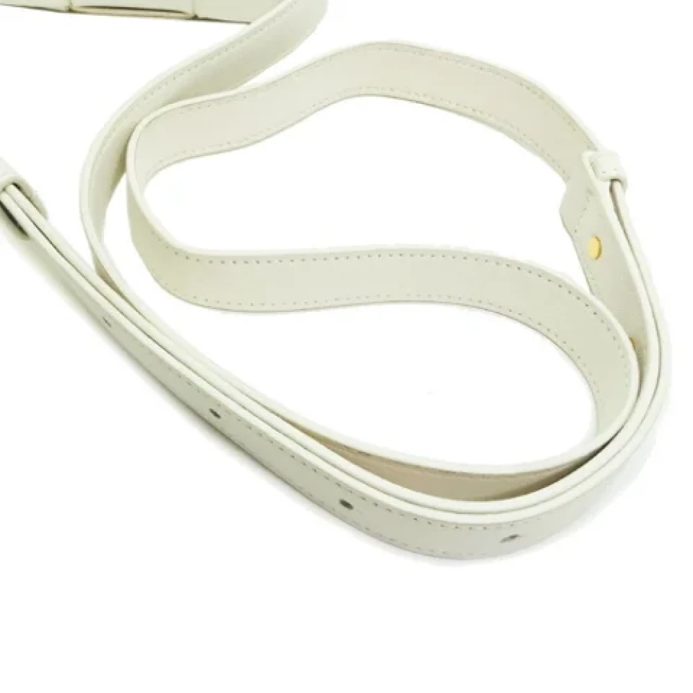 Bottega Veneta Vintage Pre-owned Leather shoppers White Dames