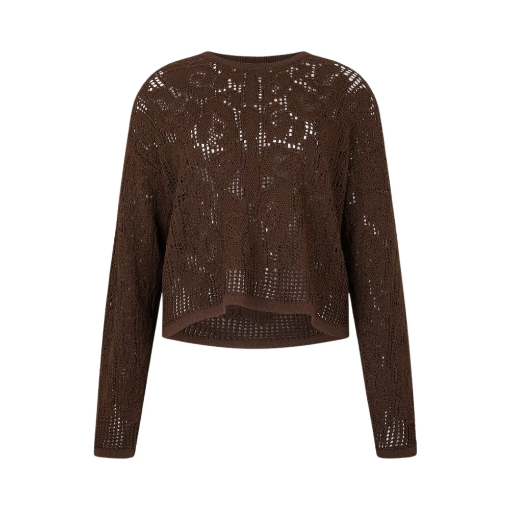 Roberto Cavalli Donna Marrone Maglie, S, New,