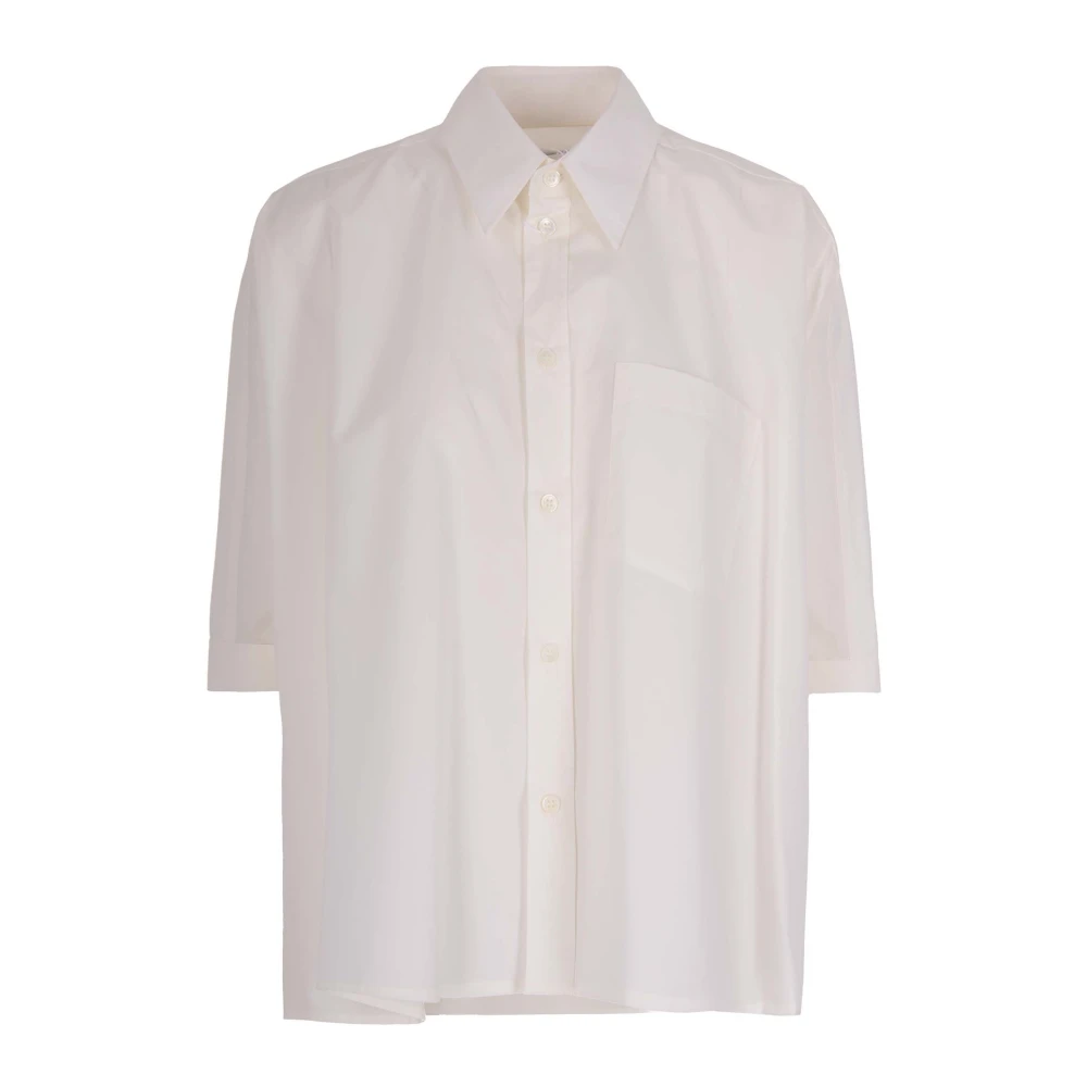 Mm6 Maison Margiela Women's Beige Shirts - Shirts - Xs - Blouses & Shirts