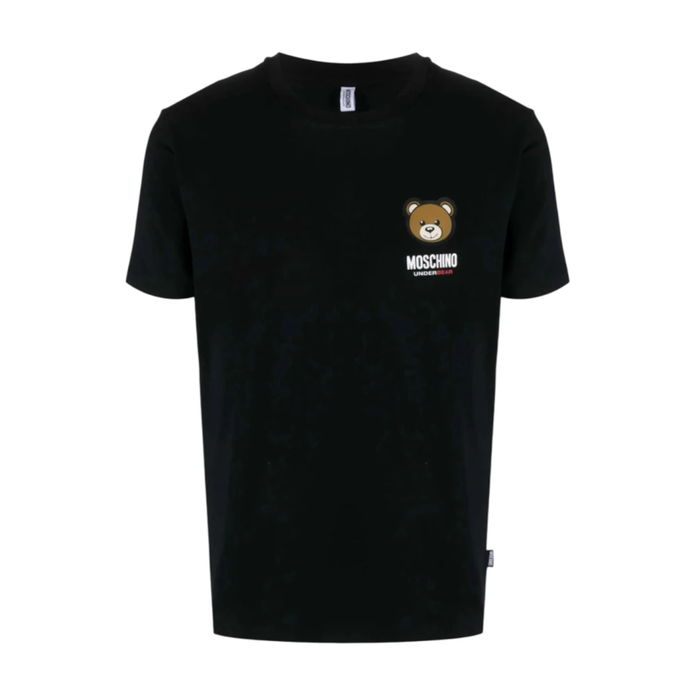 Moschino Zwarte Stijlvolle Modetas Black Heren