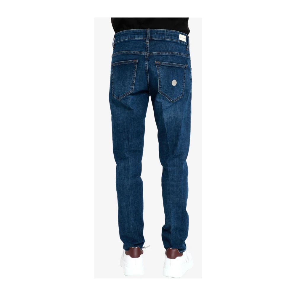 Don The Fuller Denim Five-Pocket Wijde Pijp Jeans Blue Heren