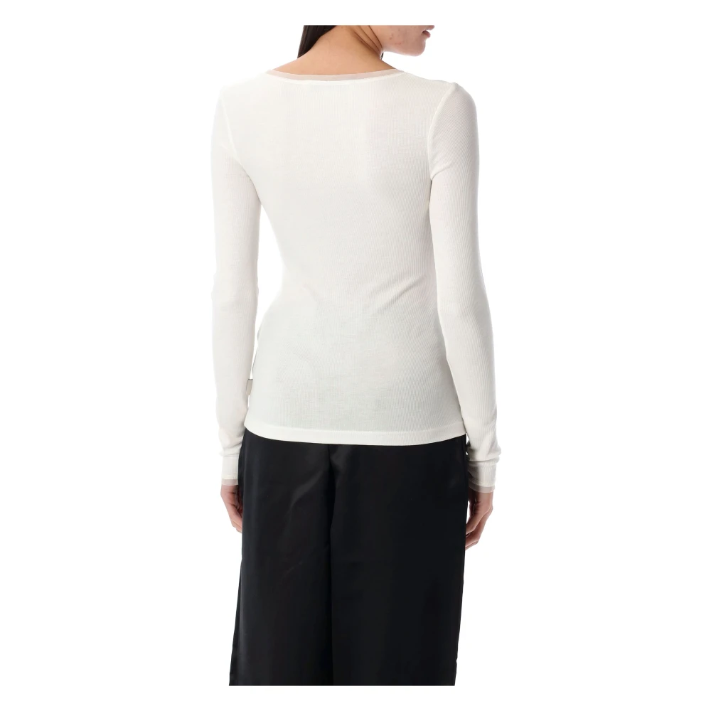 Remain Birger Christensen Stijlvolle longsleeve top White Dames
