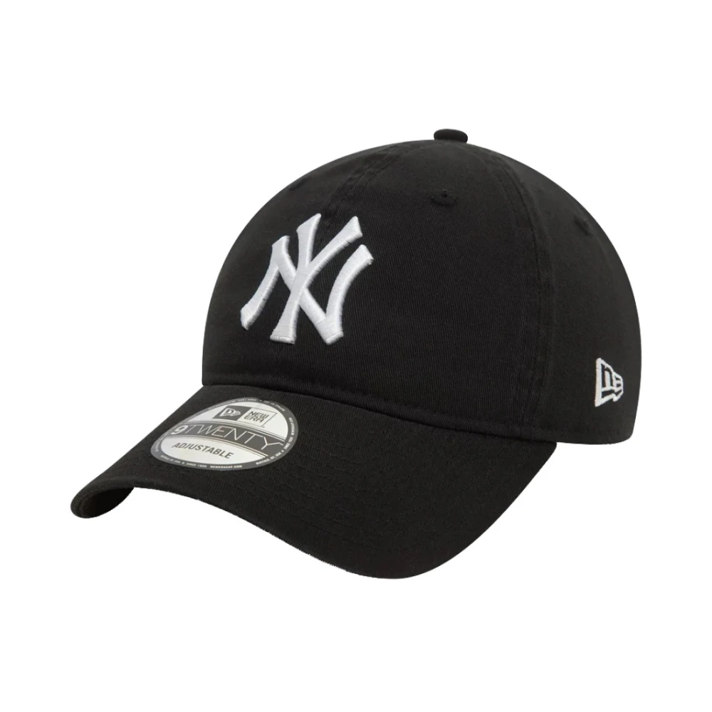 new era Vintage Gewassen Baseballpet met Teamlogo Black Heren