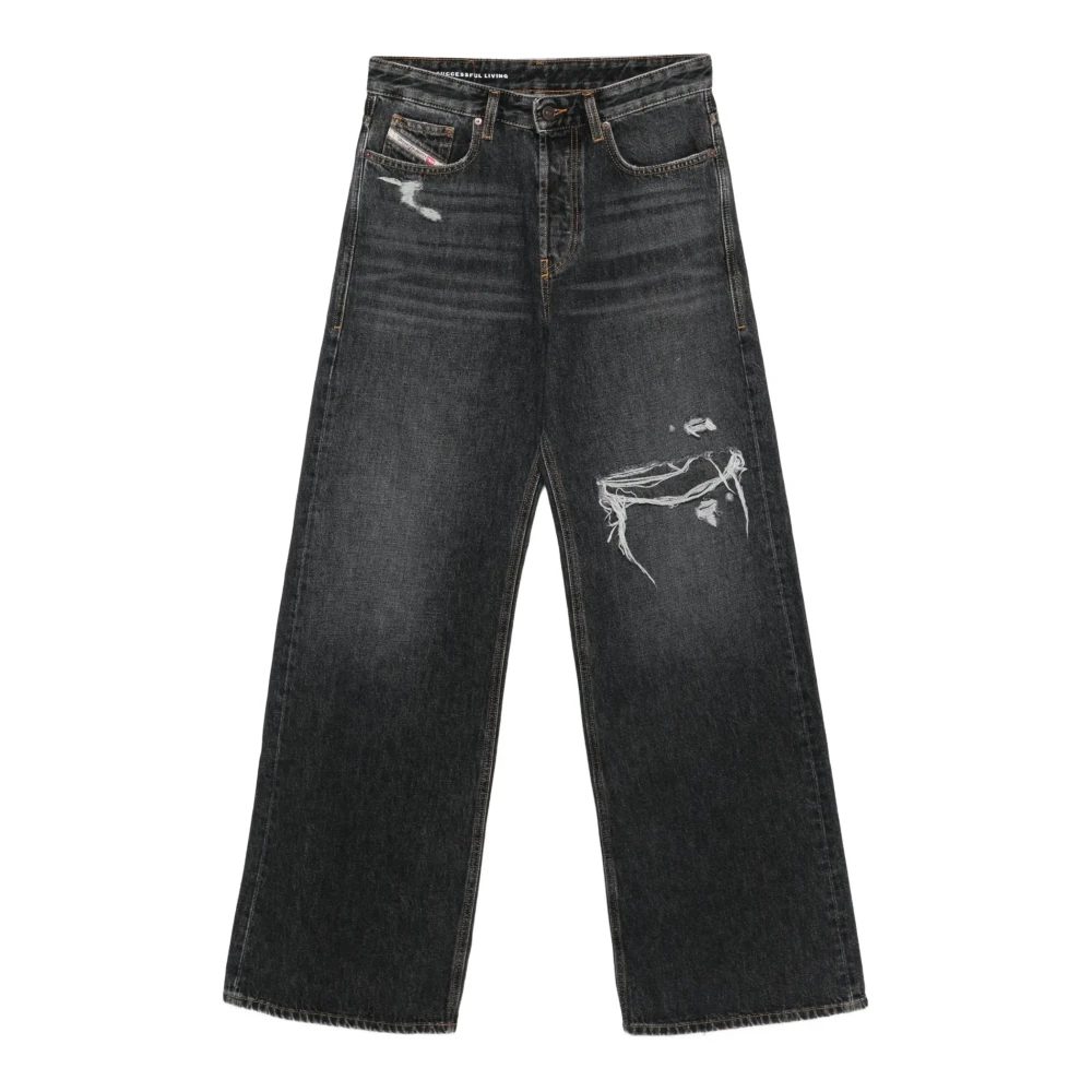 Diesel Uomo Nero Jeans, W29 L30, New,