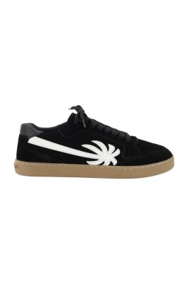 contrast-logo-suede-sneakers