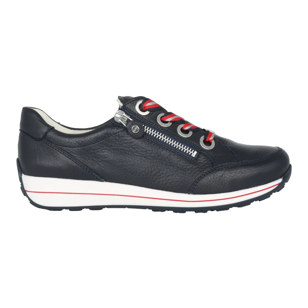 ara Blauwe Wijde Pasvorm Dames Sneaker Dames Schoenen