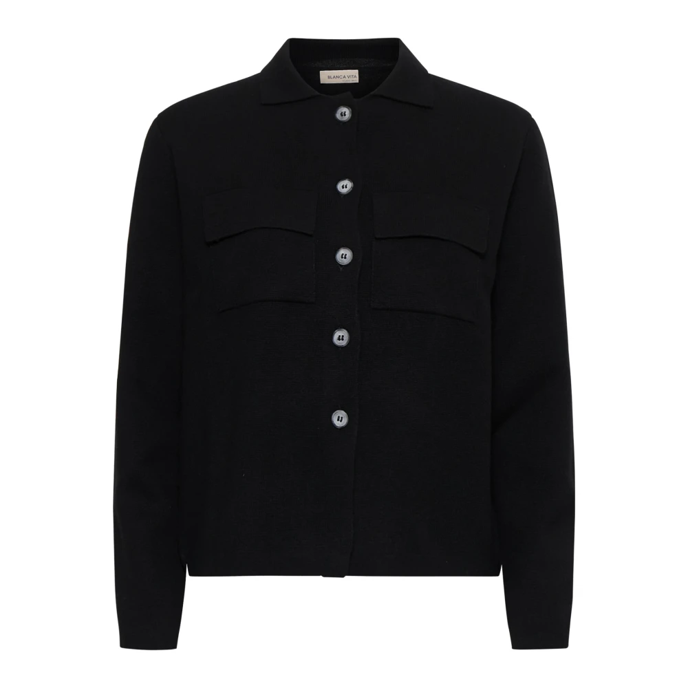 Knitwear > Cardigans - - Blanca Vita - Modalova