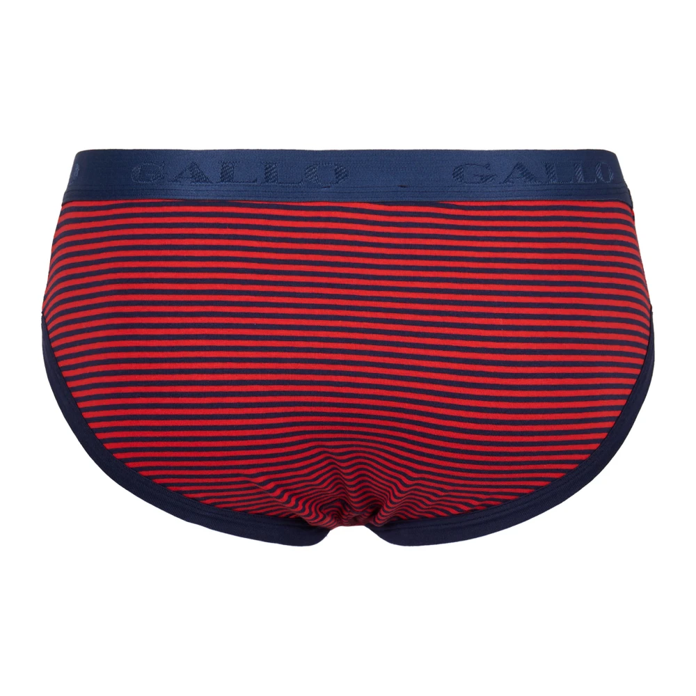 Gallo Blauwe Katoenen Briefs met Windsor Strepen Multicolor Heren