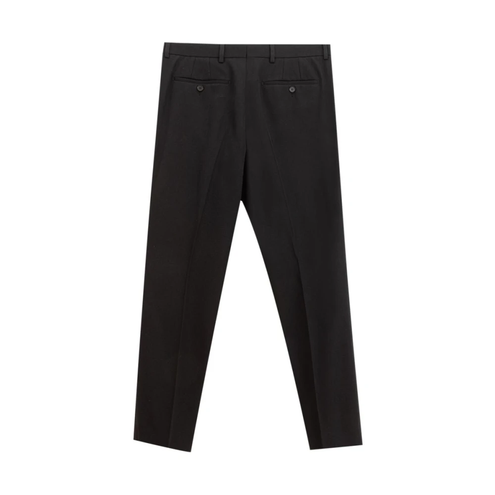 Burberry Zwarte Wollen Jeans Broek Black Heren