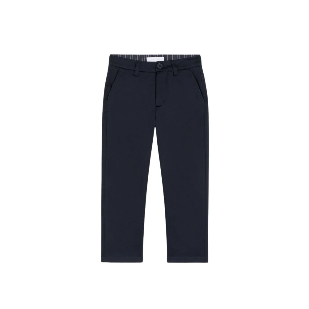 Roberto Cavalli Blue Trousers, Male, 14 Y, Embroidered Logo Trousers