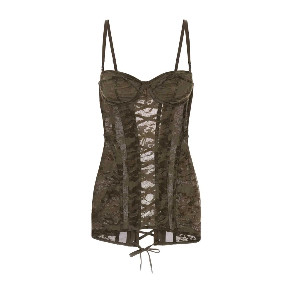 Diesel Camo Kant Bodice X Savage Fenty Brown Dames