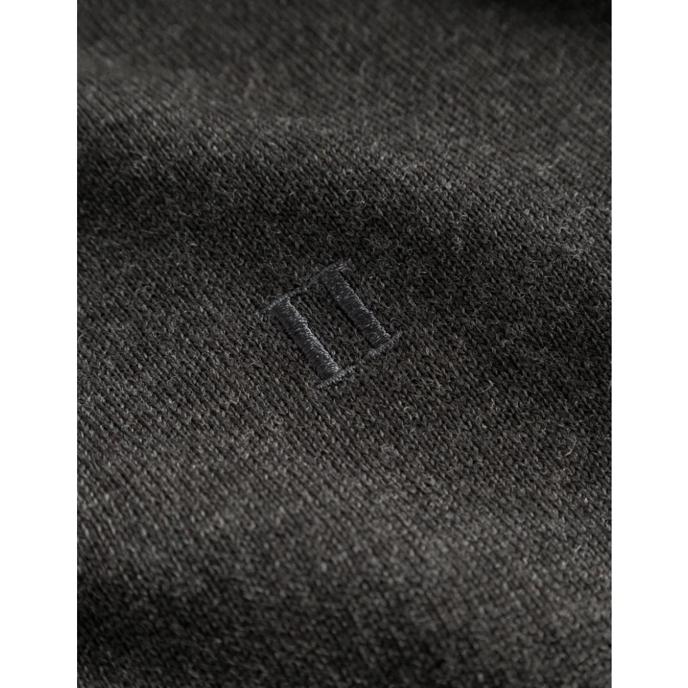 Les Deux Merino Wol Crewneck Trui Brown Heren