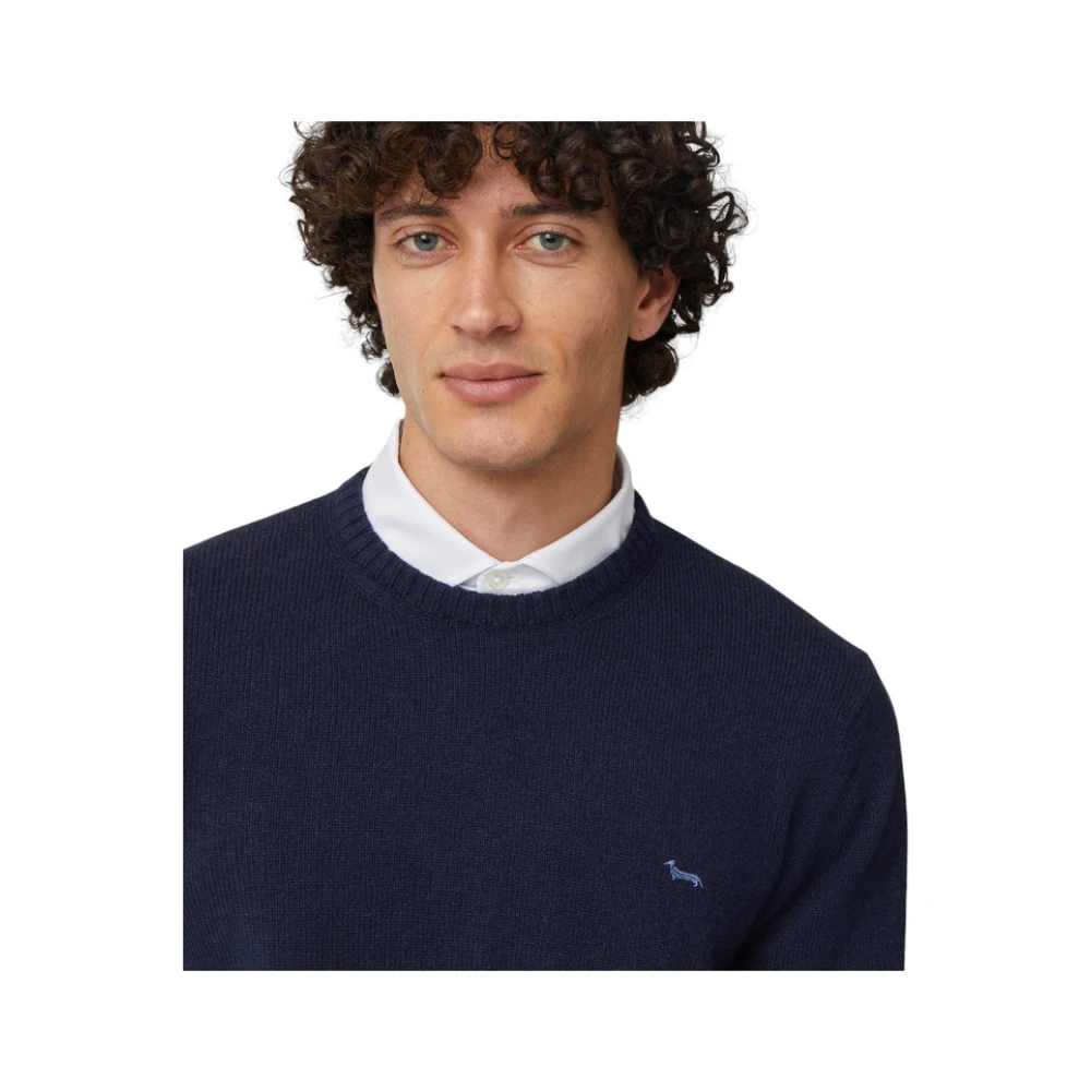 Harmont & Blaine Ronde Hals Trui Blue Heren